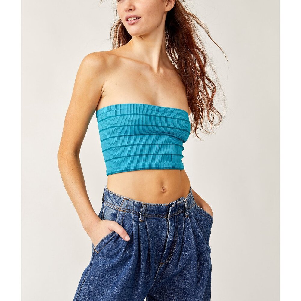 🎉LAST CHANCE🎉 FREE PEOPLE Striped Amelia Bandeau / Shore House - Picture 2 of 7